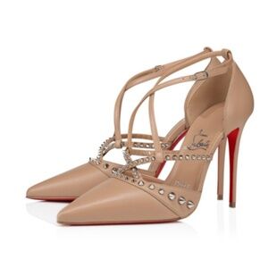 Christian Louboutin Tatooshka Spiked Pumps 40 10